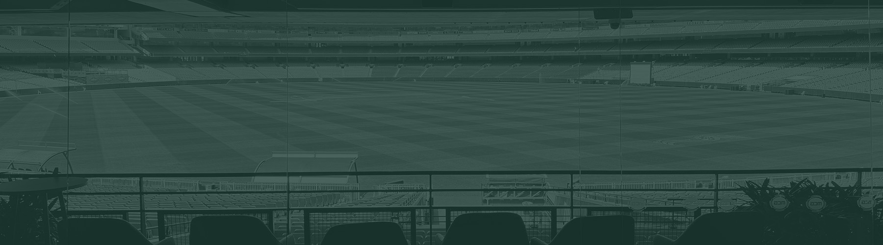 The view of the MCG from the Cricketers Suites on Level 1