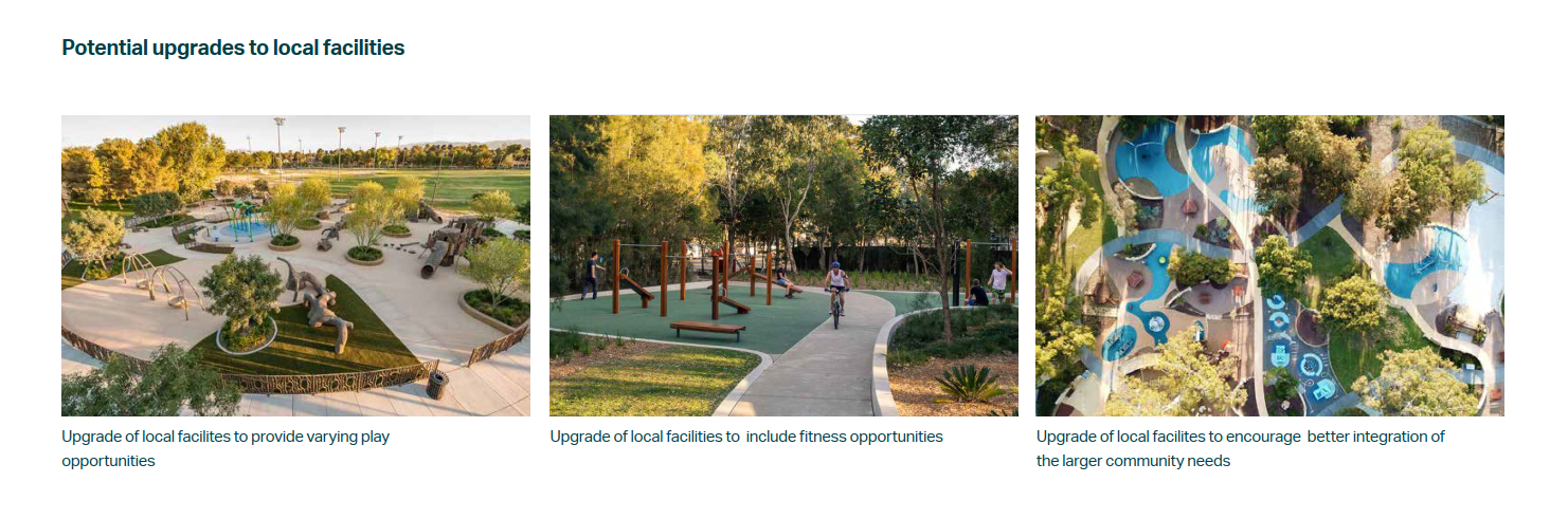 Yarra Park Master Plan potential upgrades to local facilities