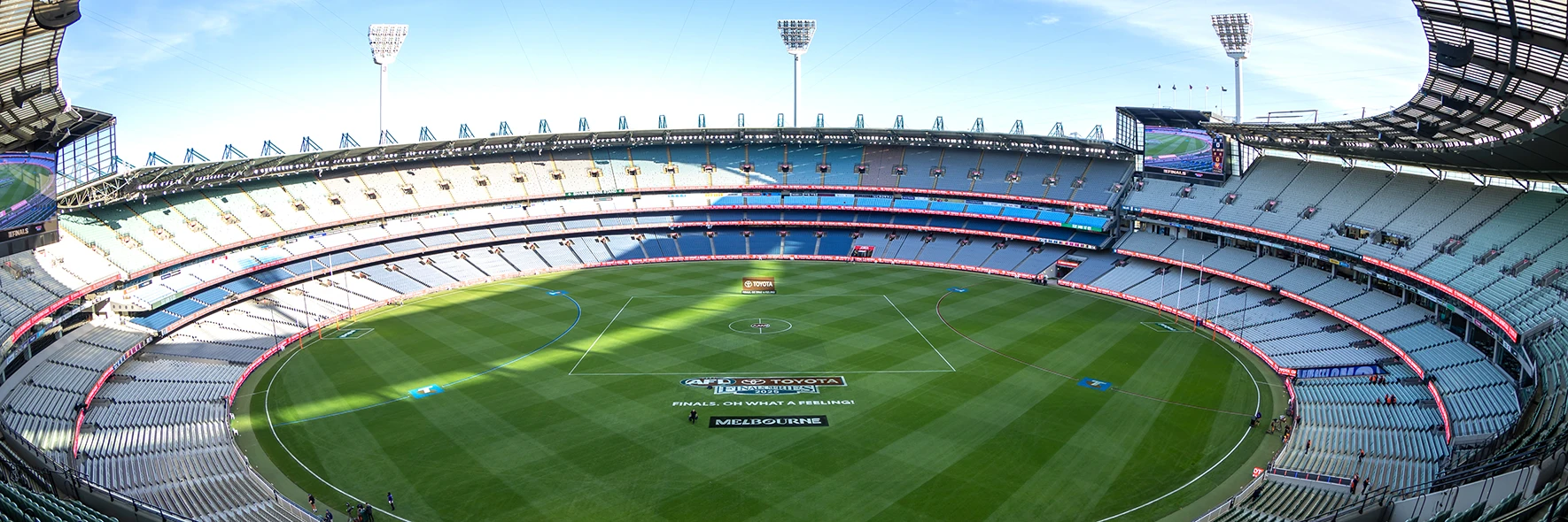 Stadium view of the MCG