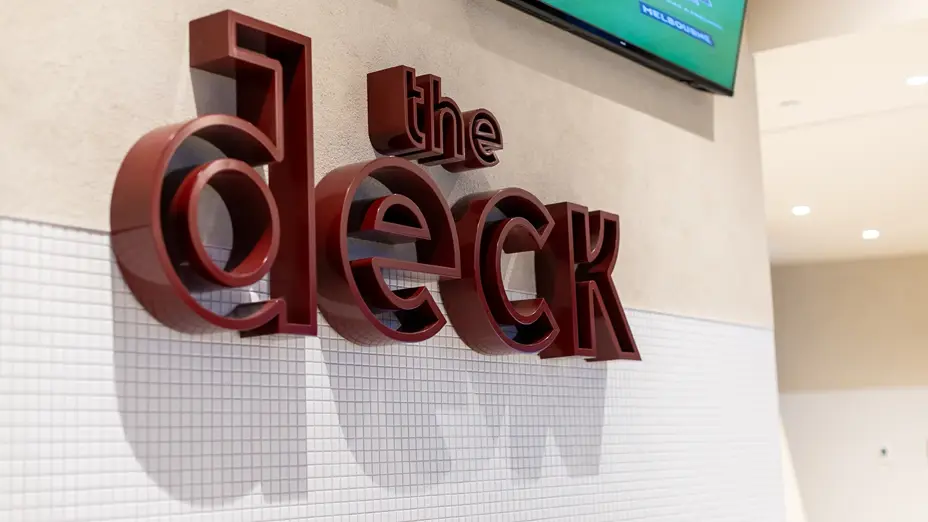 The Deck bar at the MCG