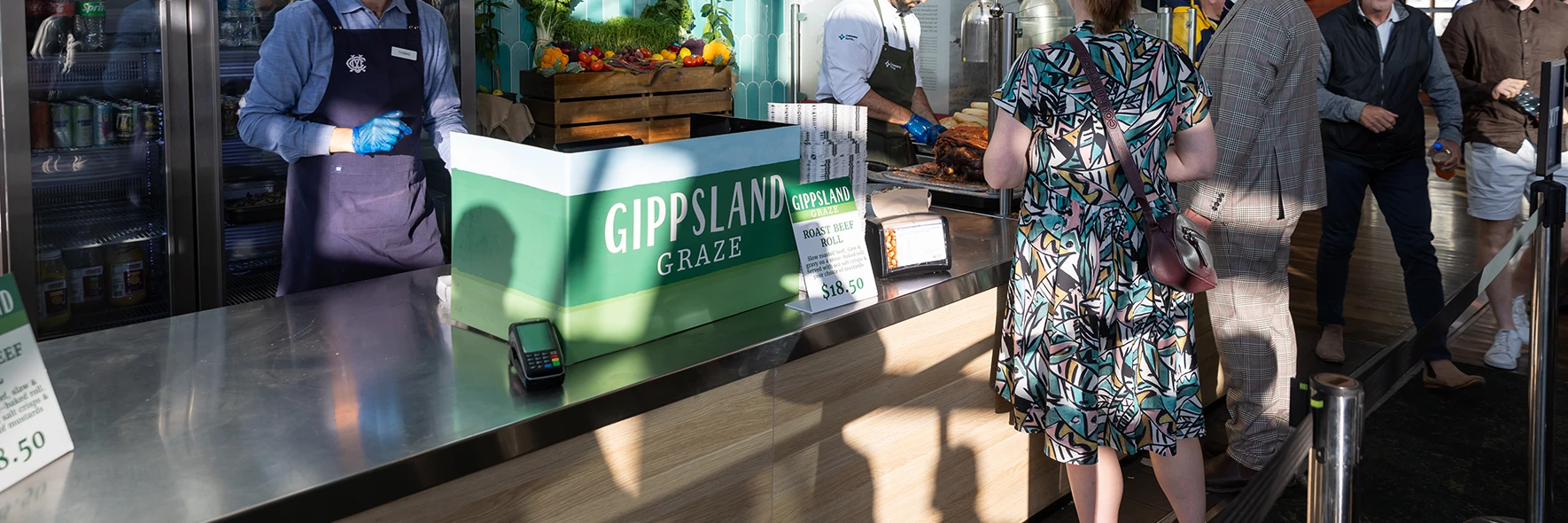 Gippsland Graze food outlet at the MCG