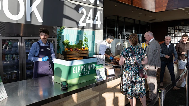 Gippsland Graze food outlet at the MCG