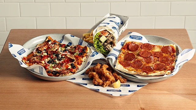 Food available at Mediterranean Kitchen at the MCG