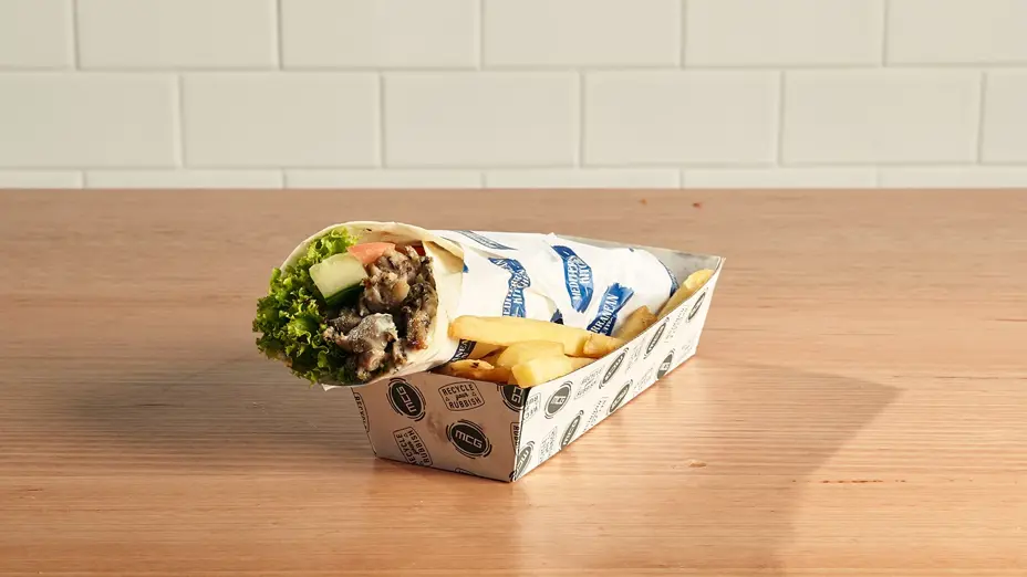 Food available at Mediterranean Kitchen at the MCG