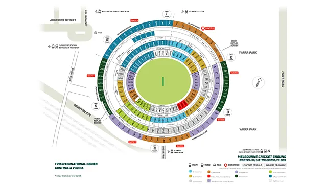 Labelled MCG seating plan