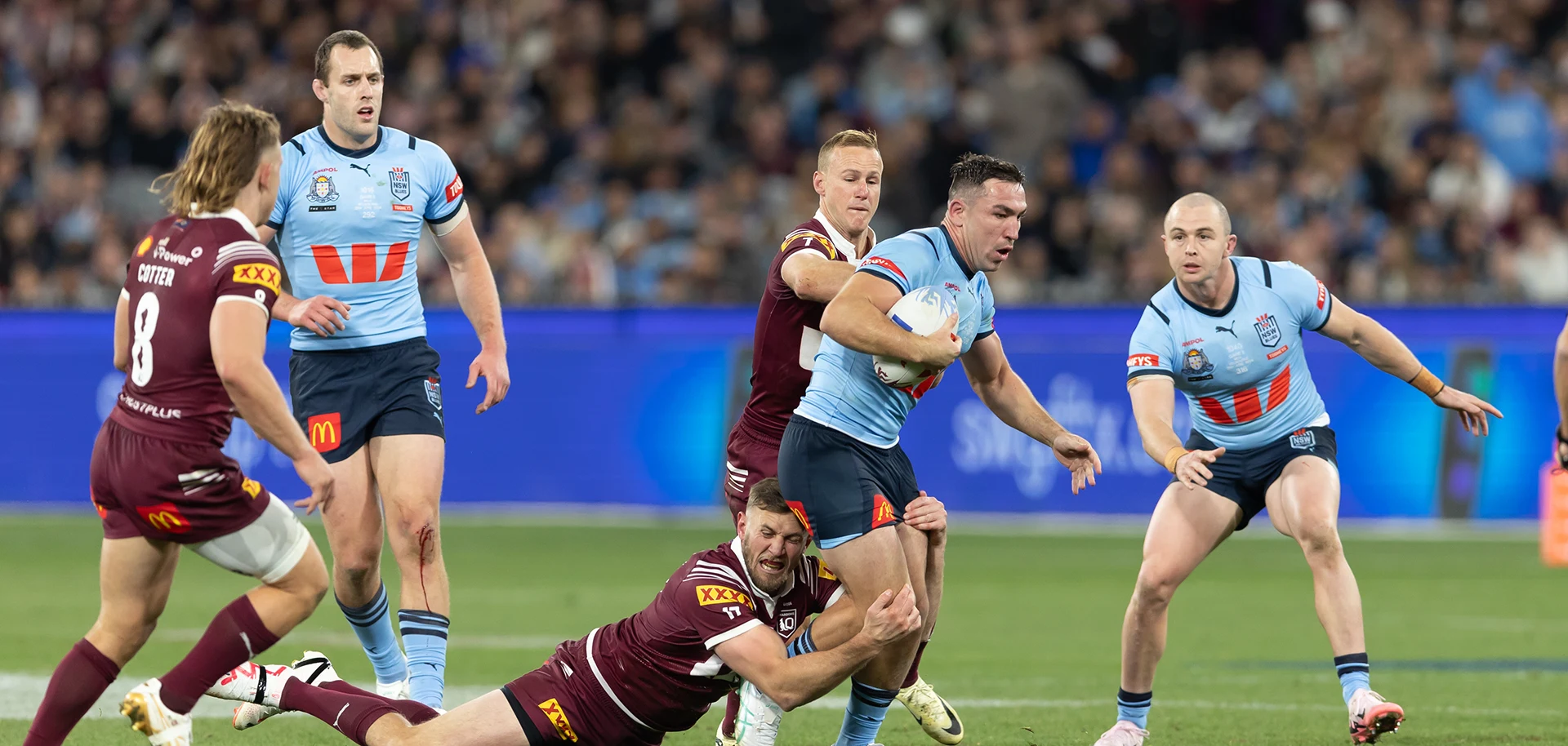 State of Origin match at the MCG